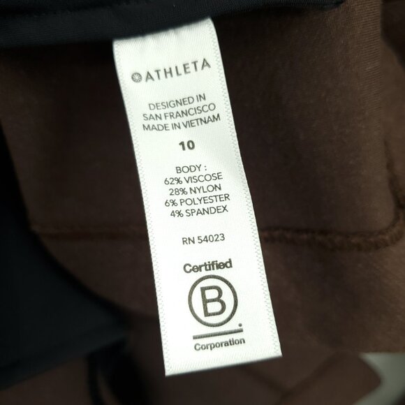 Athleta Venice Heather Blazer 10 Dark Brown Heather - Picture 15 of 16